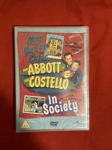 Abbott And Costello - Here Comes The Co-Eds / In Society (DVD, 2012) New Sealed - Picture 1 of 2