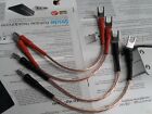 4x Hifi occ copper Speaker Jumper BiWire Wire Rhodium Banana spade Plug