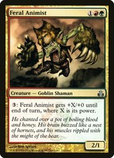 FOIL Feral Animist | MtG Magic Guildpact | English | Near Mint