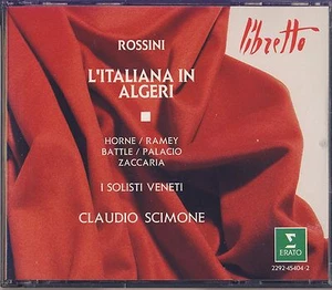 Rossini - Horne, Ramey, Battle, Scimone: L'Italiana in Algeri (Erato) Like New - Picture 1 of 2