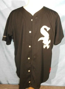 CHICAGO WHITE SOX RAWLINGS BLACK VINTAGE MLB BASEBALL JERSEY LATE 1980'S 3B2 - Picture 1 of 7
