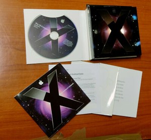 Genuine Apple Mac OS X 10.5 Leopard DVD BOX for Intel PowerPC for MAC MB427D/A