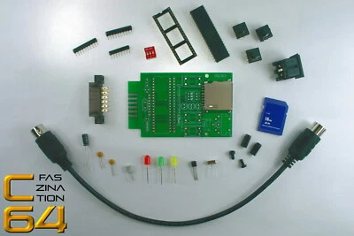 Fascino C64 | Scheda SD su Commodore 64 (SD2IEC), KIT DI MONTAGGIO | #1931