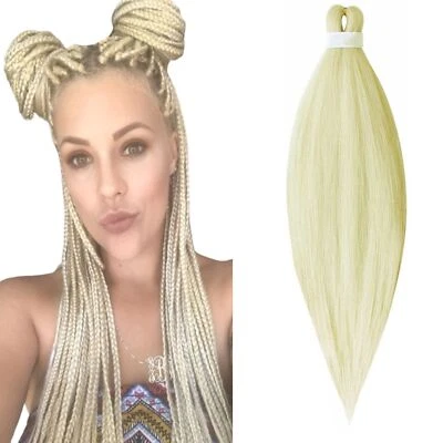 26" Rajout Cheveux Tressés Meches pour Tresses Africaine 1PCS Pré-étirées Che... - Photo 1/4