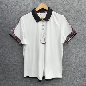 Greg Norman ML75 Play Dry Women's Activewear Top Golf Tennis White Size XXL, NEW - Picture 1 of 13