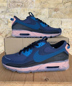 Nike Air Max 90 Terrascape Men’s Sizes Obsidian Thunder Blue Coral DH4677-400 - Picture 1 of 11