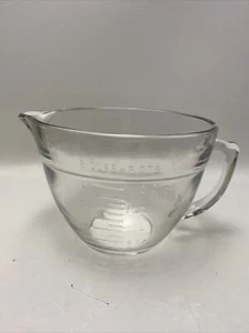 Vintage Anchor Hocking 8 Cup 2 QT Measuring Cup/Batter Bowl Clear Glass Made USA - Picture 1 of 10