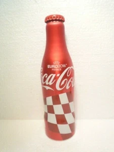 COCA COLA FUSSBALL FRANKREICH 2016 ALUFLASCHE VOLL KROATIEN - Bild 1 von 9