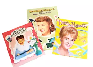 3 muñecas de papel DEBBIE REYNOLDS__2 vintage 1958, 1962 (excelente estado)_1 nuevas 2008 - Imagen 1 de 7