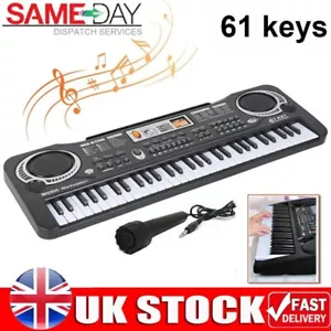 61 Key Electric Digital Piano Musical Beginner Electronic Keyboard Instrument UK - Picture 1 of 14