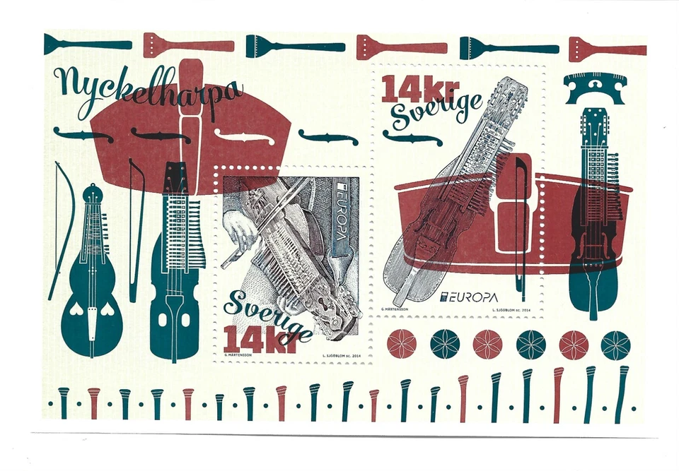 HB.EUROPA CEPT SUECIA 2014.  HOJA BLOQUE PERFECTA Y SIN USAR - Imagen 1 de 1