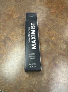 bareMinerals MAXIMIST Liquid Eyeliner MAXIMUM BLACK Waterproof 0.101 fl.oz - Picture 1 of 1