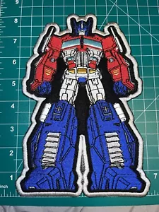 Custom Optimus Prime Embroidery Iron On Patch 8 Inches Transformers - Picture 1 of 4