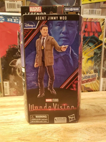 Marvel Legends Agent Jimmy Woo Disney+ What If?    NO BAF Cover
