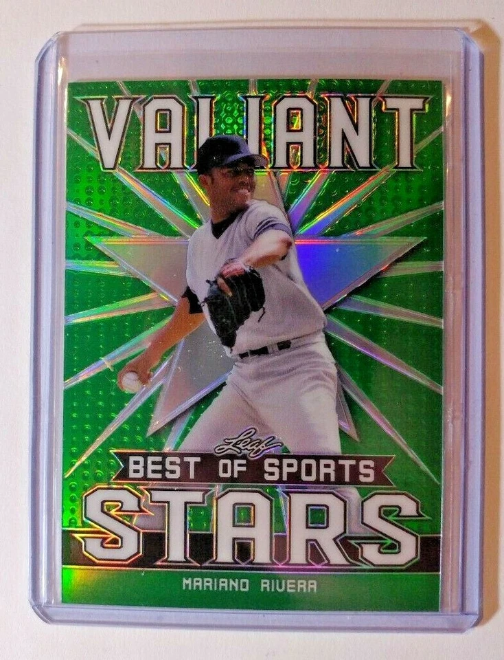 2020 LEAF BEST OF SPORTS VALIANT STARS MARIANO RIVERA 40/75 - Image 1 of 2