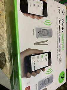 Belkin WeMo Switch the Smartphone Home Remote 2 Pack NEW Sealed Free Ship B6 New