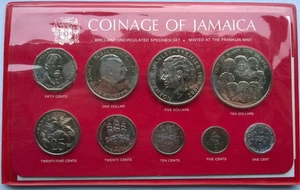 Jamaica 1978 Out of Many One People Min Set of 8 Coins,Rare - Picture 1 of 2