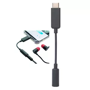 Adaptador de auriculares conector de audio HTC tipo C USB-C a 3,5 mm DAC para HTC U11+ U Ultra - Imagen 1 de 5