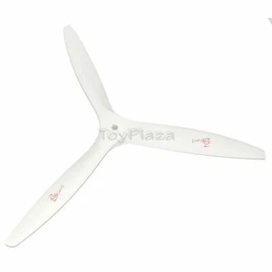 12x8 3-Blatt Kraftstoffmotor Power Holz Propeller weiß für Nitro Gas RC Flugzeug - Bild 1 von 4