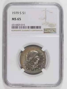 1979 S Dollar Susan B. Anthony NGC MS-65 - Picture 1 of 2