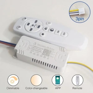 Controlador LED Inteligente 2.4G Control Remoto Fuente de Alimentación Transformador de Atenuación (L) - Imagen 1 de 6