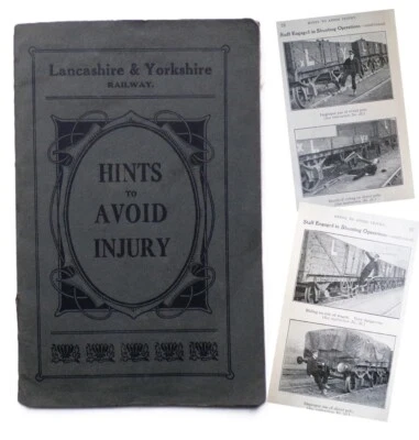 1920 LANCASHIRE & YORKSHIRE RAILWAY Hints toAvoid Injury London Midland Scottish - Image 1 of 4