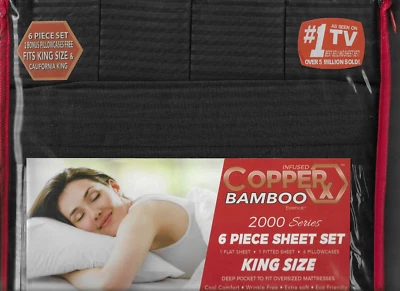 МЕДНЫЙ RX KING лист комплект с 6 штук - черный - без доставки на Аляску или Гавайи - Изображение 1 из 2