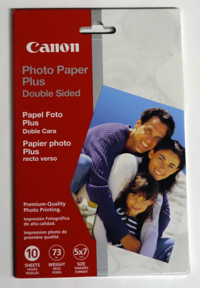 Canon OEM PP DS 5x7 two sided photo printer paper for MG3620 MG2120 MG4120 MX432 - Image 1 of 1