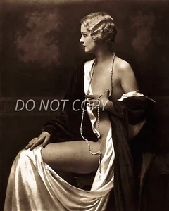Flapper Girl - Ziegfeld Follies 8X10 PUBLICITY PHOTO Vintage 1920s glamour - Picture 1 of 1