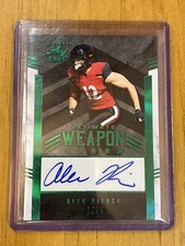 2022 Alec Pierce Leaf Ultimate Draft Ultimate Weapon Green 1/25 UW-AP1