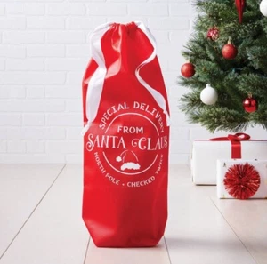 Saco de Navidad Santa Bolsa de Regalo 'Entrega Especial' Red Wondershop Nuevo - Imagen 1 de 5