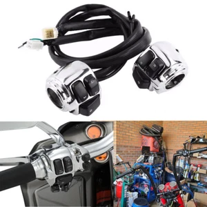 1" Handlebar Control Switch For Harley Davidson Road King Glide Softail Dyna - Picture 1 of 11