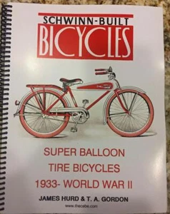 COLOR BOOK prewar 1933 to 1941 SCHWINN BICYCLES antique catalog brochure - Picture 1 of 8
