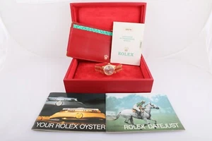 Rolex Lady Datejust President 26 mm 69178 oro amarillo de 18 k plata diamante estriado - Imagen 1 de 5