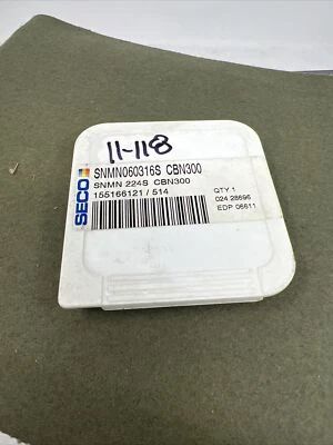 Inserto SECO SNMN060316S CBN300 / SNMN 224S CBN EDP 06611 Foto 1 de 4