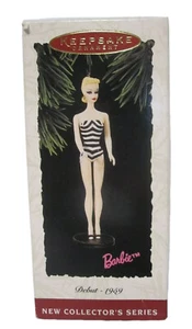 HALLMARK 1994 QX5006 Debutto 1959 Barbie 1° ORNAMENTO da collezione - Foto 1 di 1