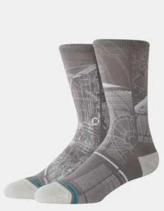 STANCE X STAR WARS DEATH STAR CREW SOCKS - MEDIUM - Picture 1 of 3
