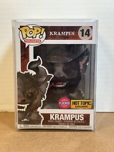 Funko POP! Holidays  Krampus Flocked Hot Topic Exclusive #14 Vaulted W/protector