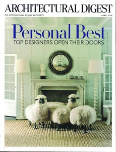 Architectural Digest April 2016 Top Designers private homes - Picture 1 of 1