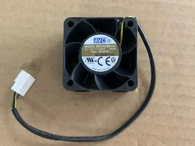 NOT APPLICABIE AVC 40x40x28mm BALL BEARING 12V 0.66A FAN DB04028B12U 4-WIRE 23.8CFM