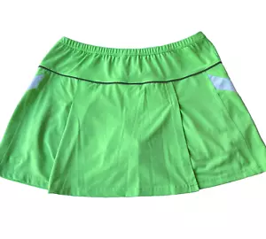 Bolle - Women's Pull On Athletic Pickleball Golf Skort Shorts Lime Green L - Picture 1 of 10