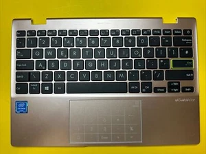 Genuine Asus Vivobook E210MA Palmrest Touchpad Cover UK Keyboard Gold - Picture 1 of 9