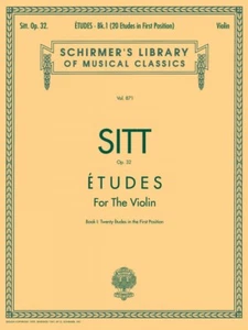 Etudes Op 32 Book 1 Schirmer Violin Method Sheet Music Book NEW 050256790 - Picture 1 of 1