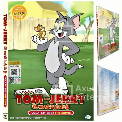 Tom And Jerry Vol. 1-141 End + The Movie Complete TV Series DVD All Region - Image 1 of 4