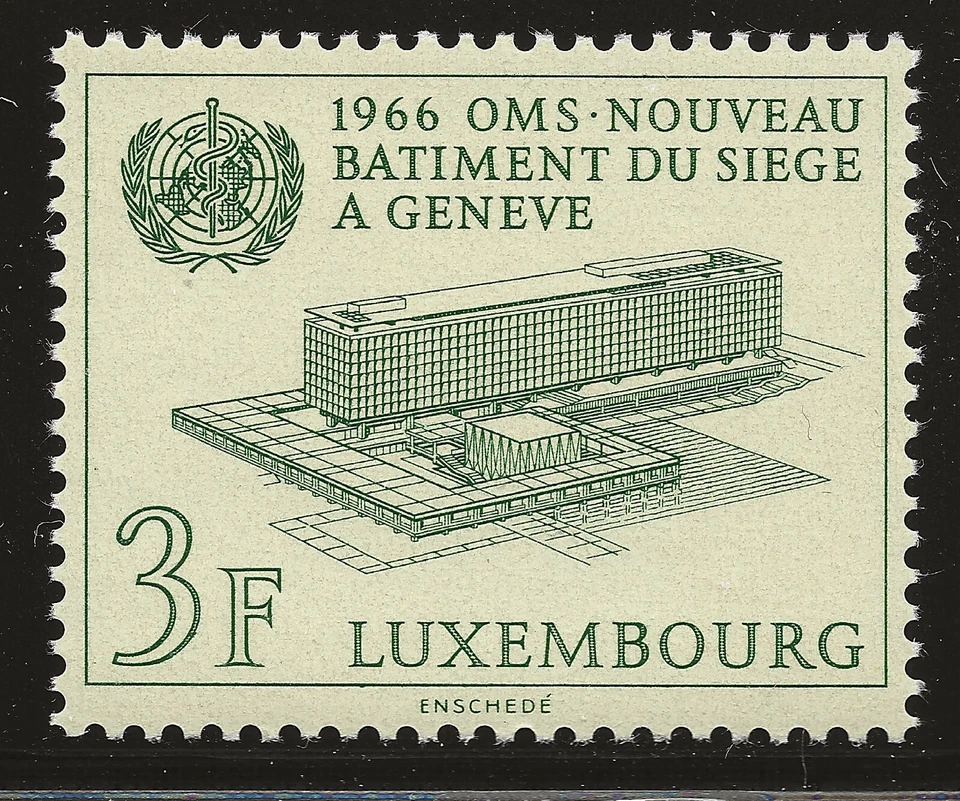 Luxembourg Scott #434, Single 1966 Conjunto Completo FVF MNH - Imagem 1 de 1