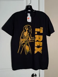 T. Rex T-Shirt Gildan Softstyle Black Size M Marc Bolan Rock Band Tee New w/ Tag - Picture 1 of 4