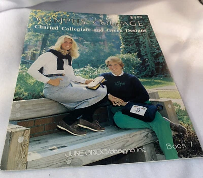 Campus Collage Collegiate & Greek designs cross stitch pattern - Image 1 of 4