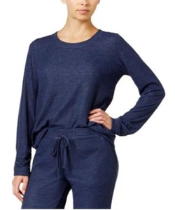 Alfani Women's Navy Blue Knit Pajama Top Size M - Picture 1 of 5