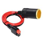 Power Cigarette Lighter Socket Plug Connector with Power Cable 50cm 360W 30A