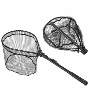 Fishing Net Aluminum Alloy 81cm Retractable Net Mesh Landing Foldable Pole Net - Picture 1 of 10